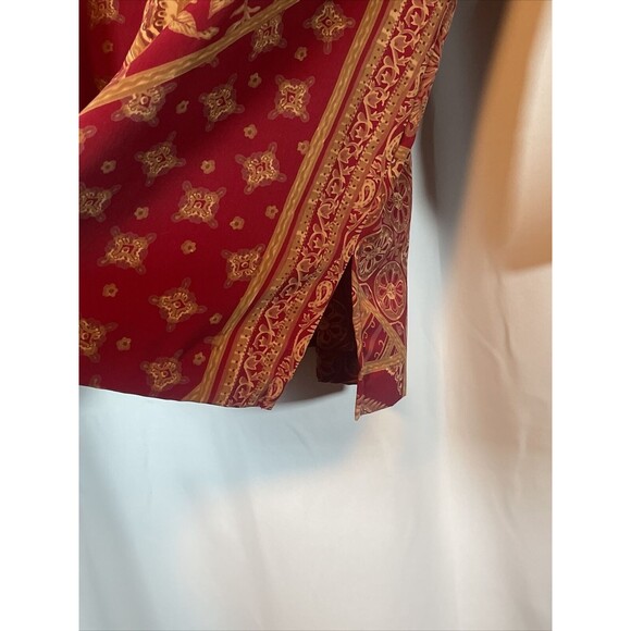 Peter Popovitch Vintage Abstract Floral Long Sleve Button Up Top - Picture 4 of 8